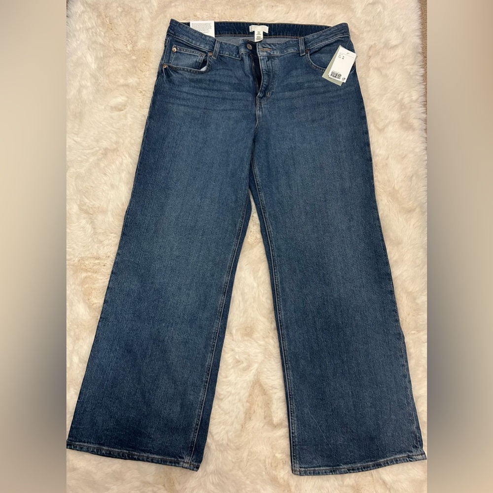 H&M Classic Wide High Waist Women's Jeans